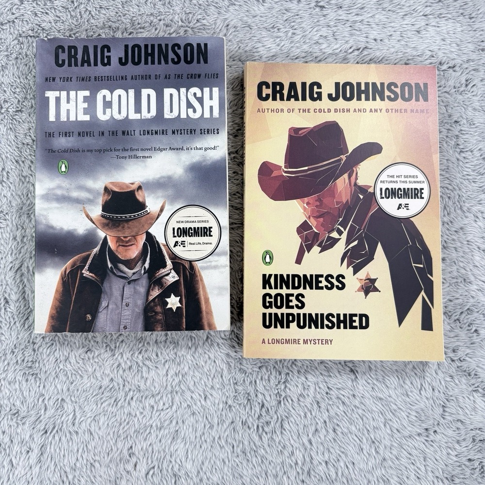 Longmire Mystery Series Craig Johnson Lot Of 2 / Preowned PBs In Good Condition